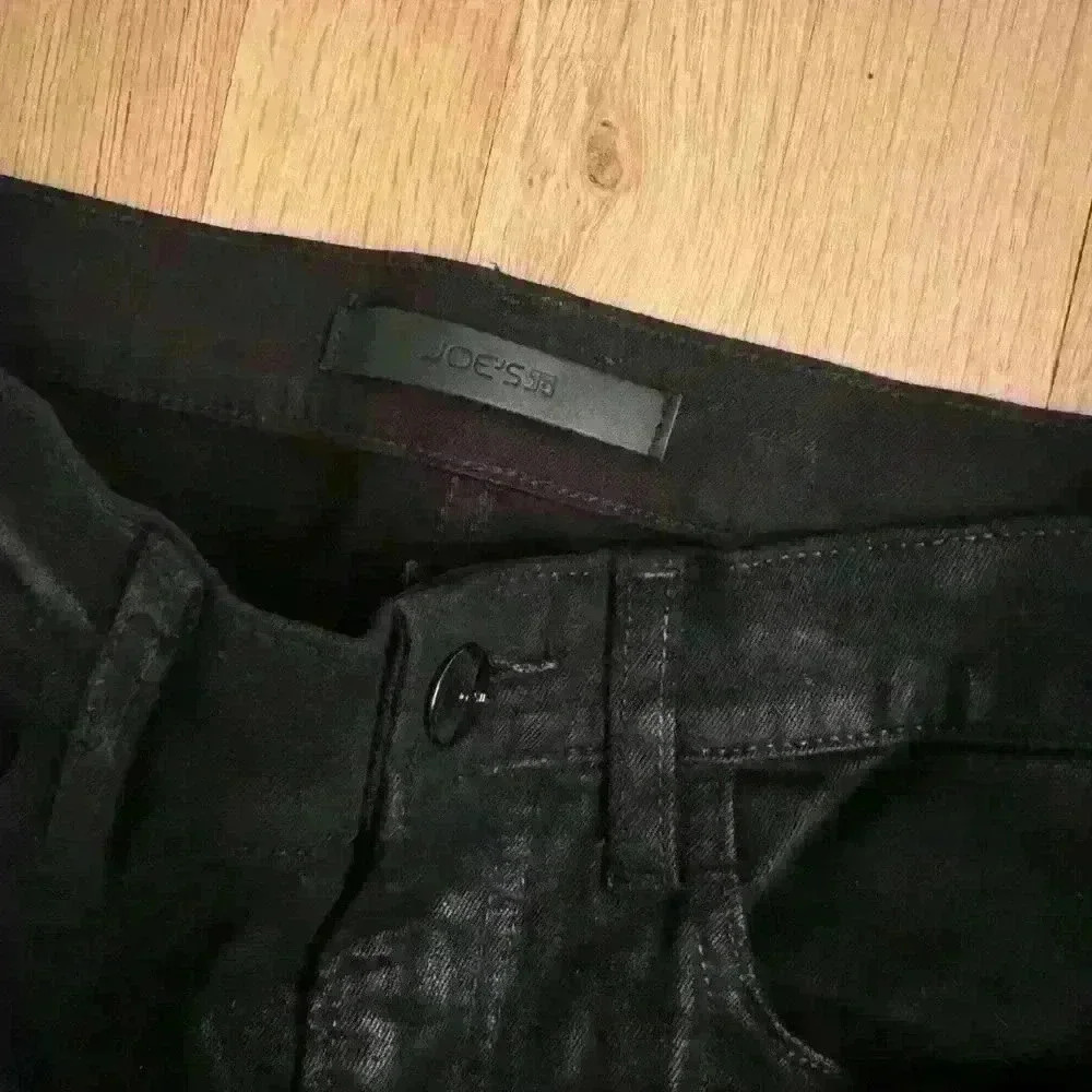 Joes Jeans Black Wax Coated Jeans - Picture 4 of 4